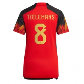 Damen Fußballbekleidung Belgien Youri Tielemans #8 Heimtrikot WM 2022 Kurzarm